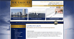 Desktop Screenshot of lallylawfirm.com