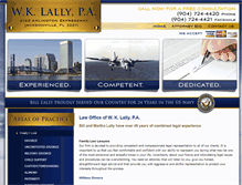 Tablet Screenshot of lallylawfirm.com